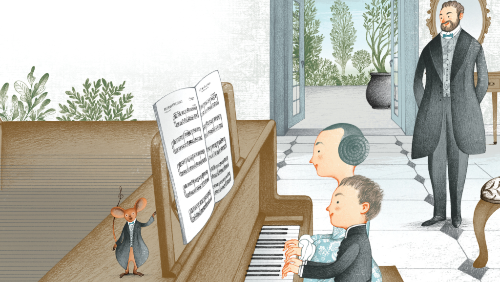 Voyagez dans le temps avec la collection « Petites histoires de grands compositeurs » à la rencontre des plus grands compositeurs !