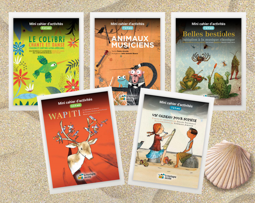 Des mini cahiers d'activités pour les vacances
