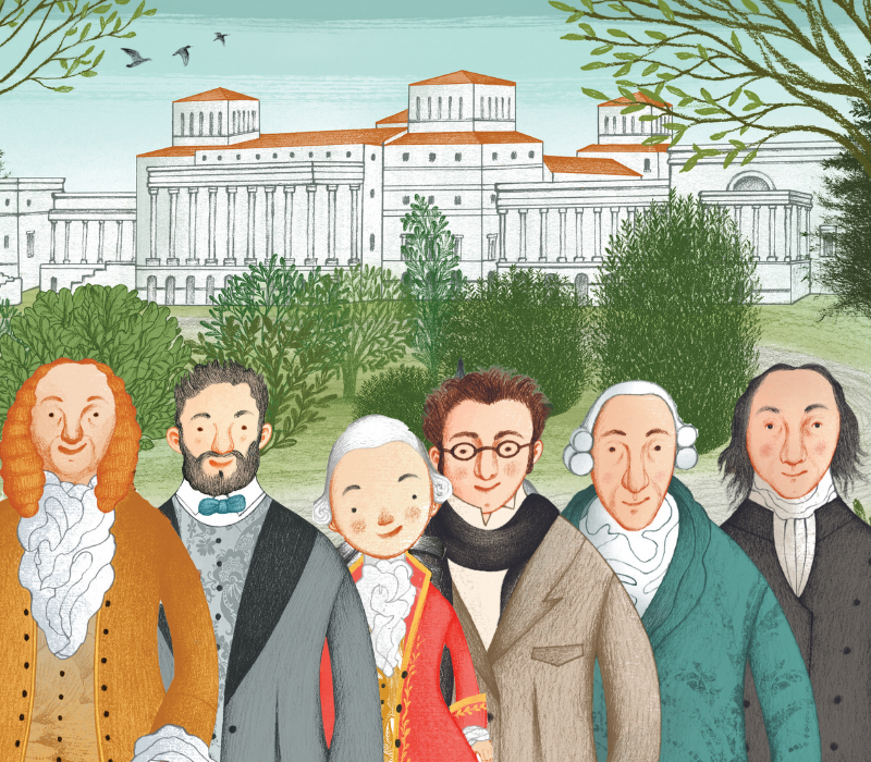 Une collection pour faire découvrir les grands compositeurs de la musique classique aux enfants ! Voyagez dans le temps avec la collection Petites histoires de grands compositeurs à la rencontre de Mozart, Vivaldi, Tchaïkovski, Haydn, Schubert et Paganini en suivant les aventures de Minime, une adorable petite souris qui raffole du fromage et de la musique.