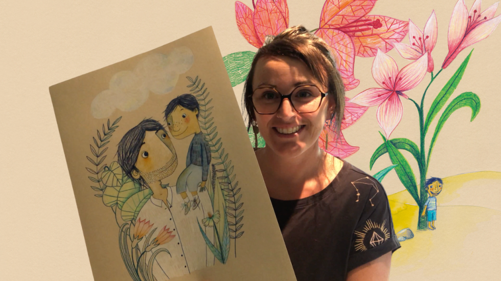 Du haut de son atelier dans les montagnes ardéchoises, Marianne Pasquet, l'illustratrice de