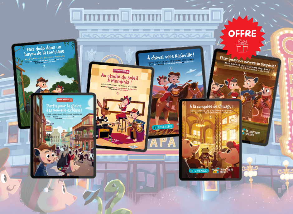 Du 15 août au 1er septembre, faites voyager vos enfants au rythme de la musique avec la collection de livres audio